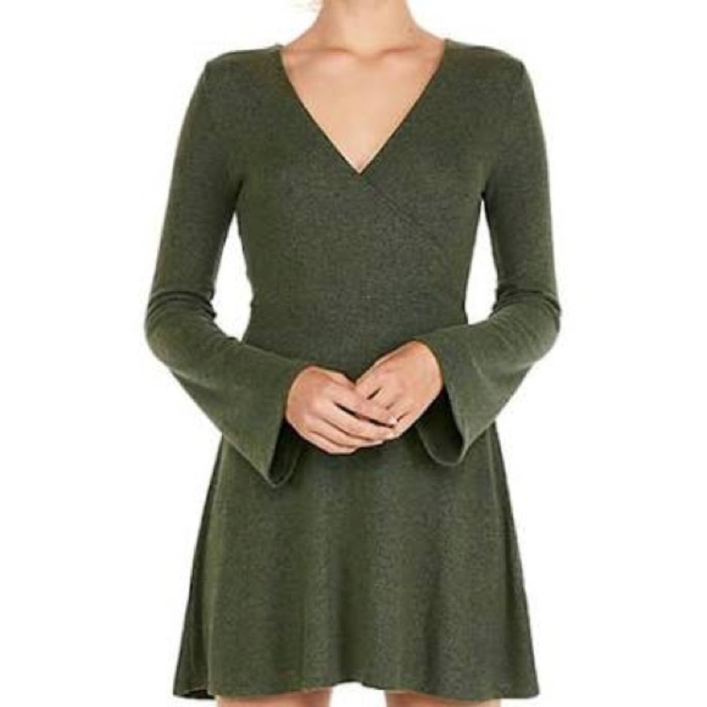 Olive Express Sweater Dress 🫒